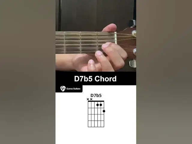 'Video thumbnail for How To Play The D7b5 Chord On Guitar - Guvna Guitars'