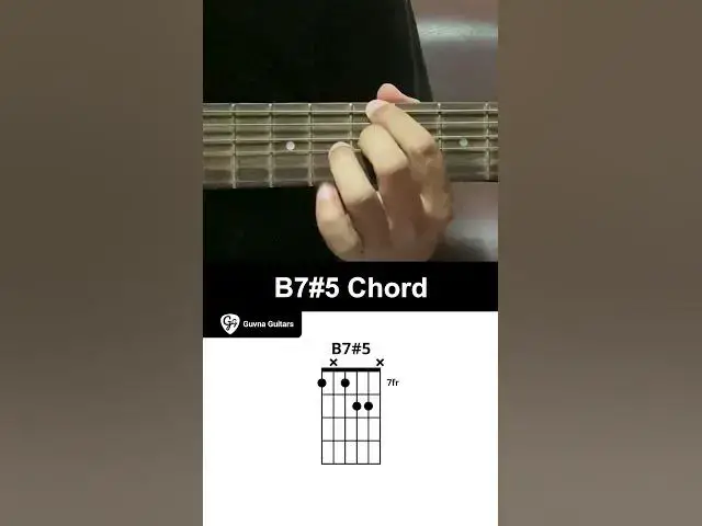 'Video thumbnail for How To Play The B7#5 Chord On Guitar - Guvna Guitars'