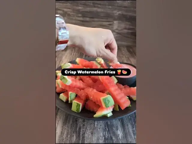 'Video thumbnail for Sweet Watermelon Fries #shorts #watermelon #summervibes'