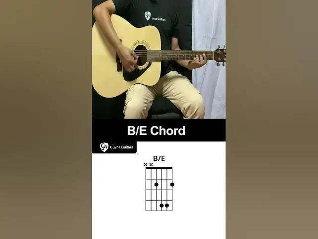 'Video thumbnail for How To Play The B/E Chord On Guitar - Guvna Guitars'