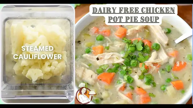 'Video thumbnail for Dairy Free Chicken Pot Pie Soup'