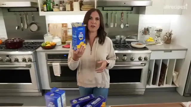 'Video thumbnail for 3 Ways to Upgrade Boxed Mac and Cheese (Broccoli Casserole, Cowboy Cups & More) ¦ Allrecipes (720p 30fps)'