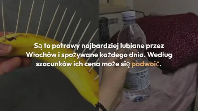 'Video thumbnail for “Cena podwoiła się”, dwie potrawy najbardziej lubiane przez Włochów: powinieneś się na nie zaopatrzyć'