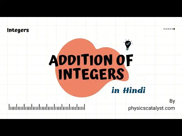 'Video thumbnail for Addition of integers'