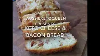'Video thumbnail for Keto Cheese and Bacon Bread'