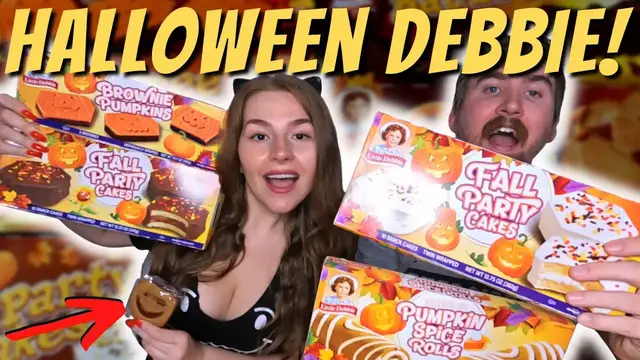 'Video thumbnail for We Tried 5 HALLOWEEN Little Debbie Snacks and Ranked Them!'
