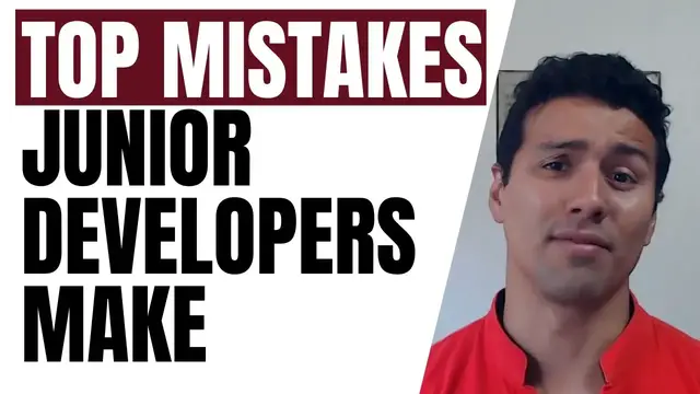 'Video thumbnail for Top Mistakes Junior Developers Make When trying to "find" a Solution'