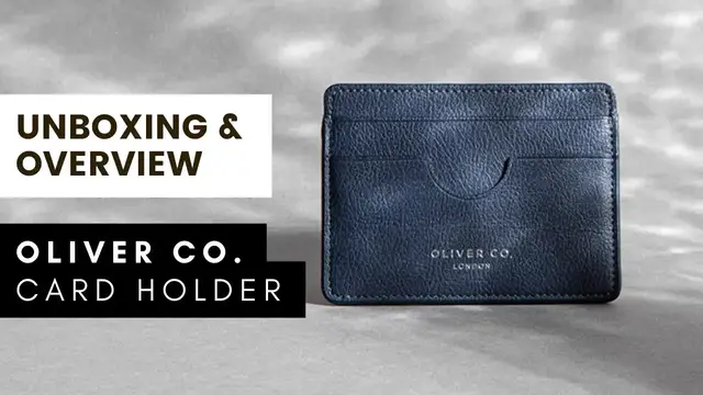 'Video thumbnail for Oliver Co. London Slim Card Holder [Unboxing & Overview]'
