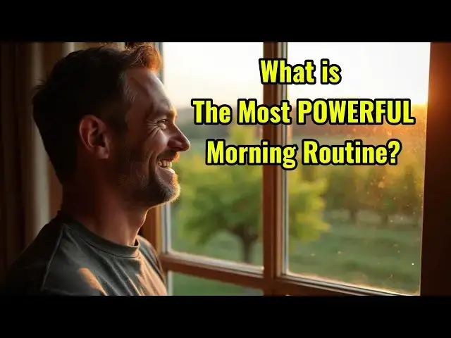 'Video thumbnail for The Most POWERFUL Morning Routine: Unlocking Your Potential'