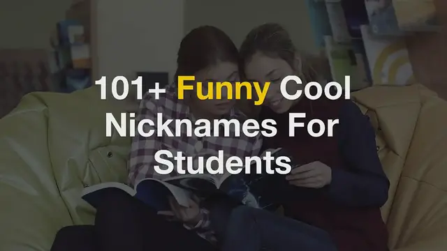 'Video thumbnail for Student Nicknames | 101+ Funny Cool Nicknames For Students'
