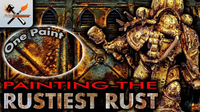'Video thumbnail for How to Paint: Rust on Miniatures - Dirty Down Rust Effect (several methods covered)'