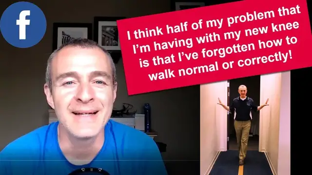 'Video thumbnail for 3 Tips To Walk 🚶♂️ Normally 🕺 After A Total Knee Replacement'
