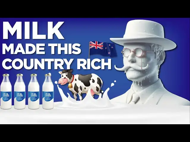 'Video thumbnail for How Milk Made New Zealand So Rich: The Story of Dairy Dollars'