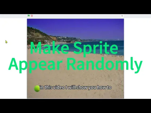 'Video thumbnail for How To Make Scratch Sprite Appear Randomly On Stage'