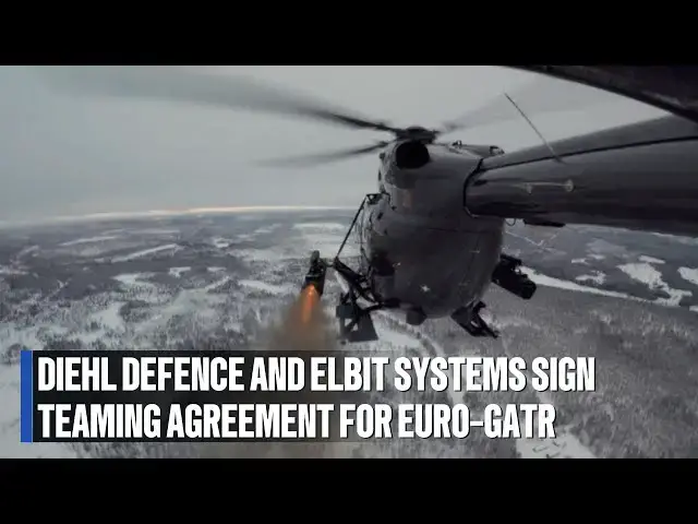 'Video thumbnail for Diehl Defence and Elbit Systems partner to equip Germany’s Airbus H145M  helicopters with Euro-GATR'