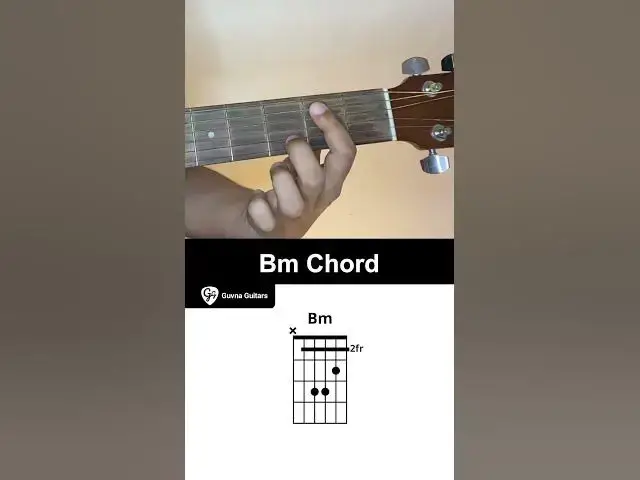 'Video thumbnail for How To Play The Bm Chord On Guitar - Guvna Guitars'