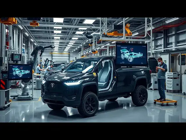 'Video thumbnail for TESLA Cybertruck US Factory🚘 | Inside Secret Billion $ Gigafactory | Crash Test Analysis 🔥'
