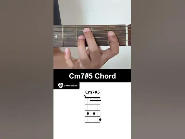 'Video thumbnail for How To Play The Cm7#5 Chord On Guitar - Guvna Guitars'