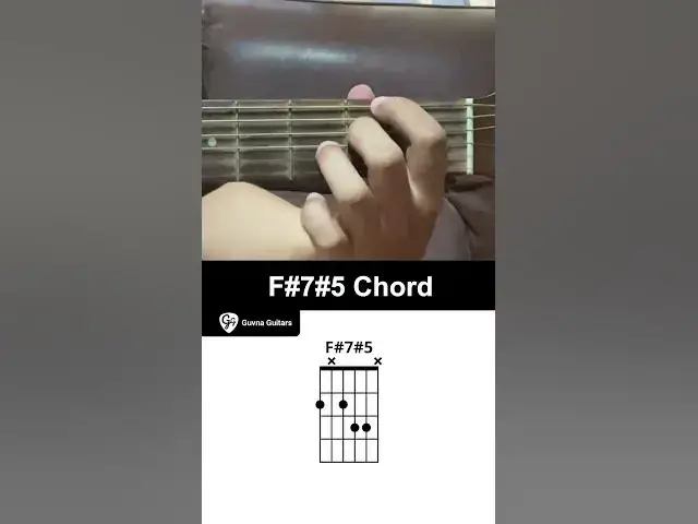 'Video thumbnail for How To Play The F#7#5 Chord On Guitar - Guvna Guitars'