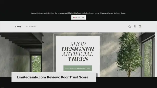 'Video thumbnail for Beware Of Limitedssale.com: It Is A Scam Store Running A QVC Factory Direct Sales Treadmill $39 Scam'