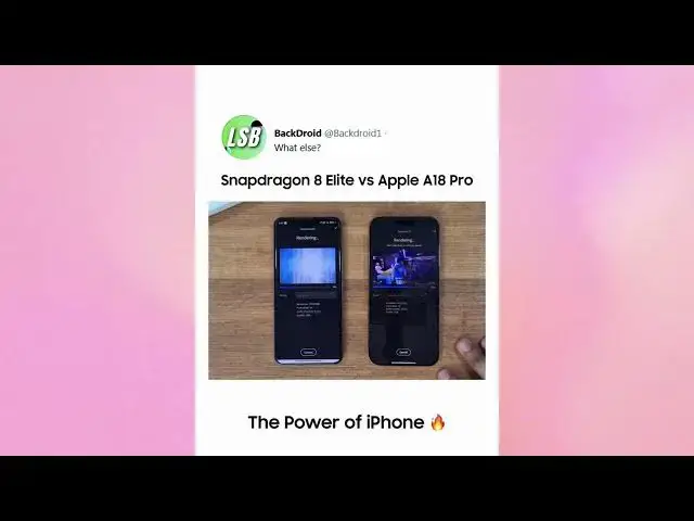 'Video thumbnail for Snapdragon 8 Elite vs Apple A18 Pro 🙊'