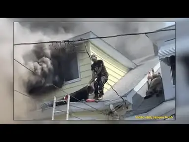 'Video thumbnail for Neighbor Pulls Man From Burning Home in Minersville'