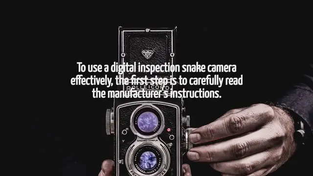 'Video thumbnail for How To Use Digital Inspection Snake Camera'