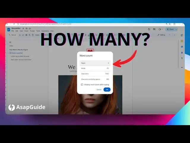 'Video thumbnail for How to See How Many Pages on Google Docs'