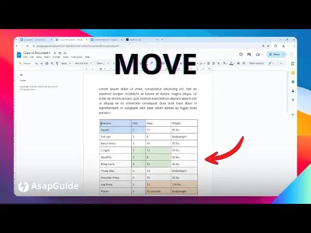'Video thumbnail for How to Move Tables in Google Docs'