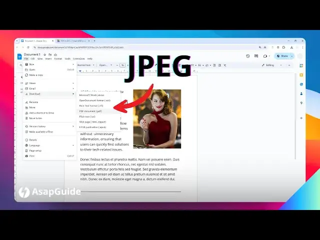 'Video thumbnail for How to Convert Google Docs to Image'