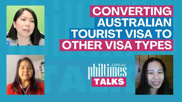 'Video thumbnail for PhilTimes TALKS | Converting Tourist Visa Into Another Visa Type while in Australia'
