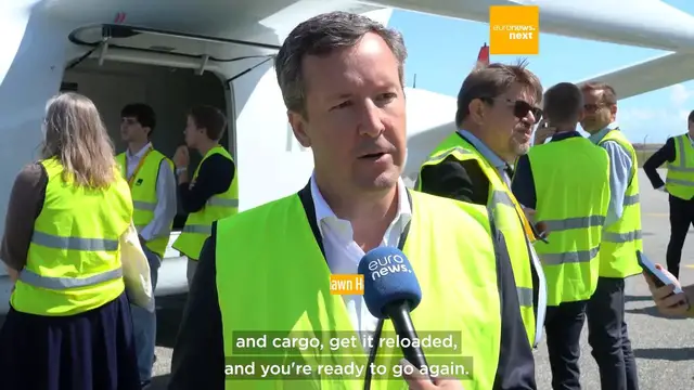 'Video thumbnail for Could electric aeroplanes be the future of flight? Watch Denmark’s first test flight'