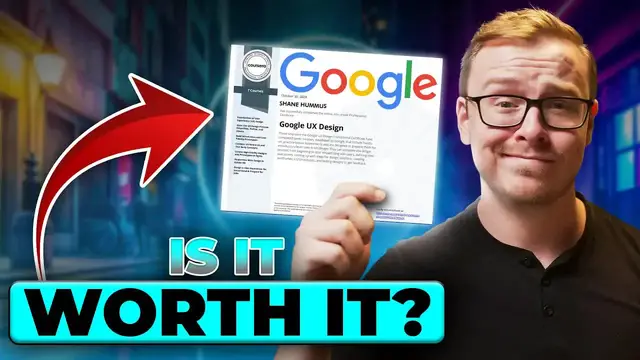 'Video thumbnail for shane hummus: google ux design certificate review: is it worth it? career change guide'