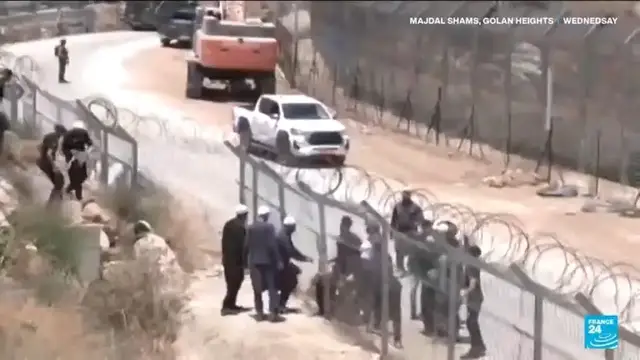 'Video thumbnail for Chaos on the Israel-Syrian border'