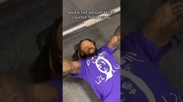 'Video thumbnail for Weightlifting Bench Press: Feeling Lighter Than Usual'