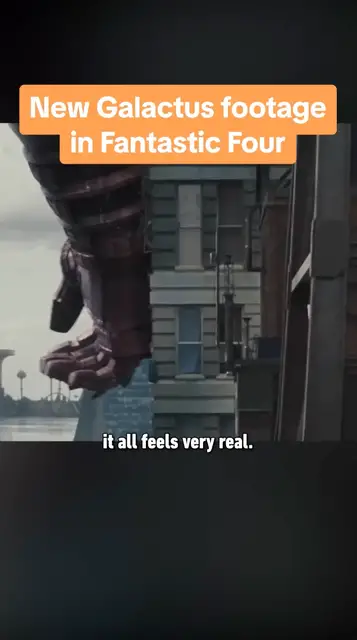 'Video thumbnail for New Galactus Footage in Fantastic Four: First Steps'