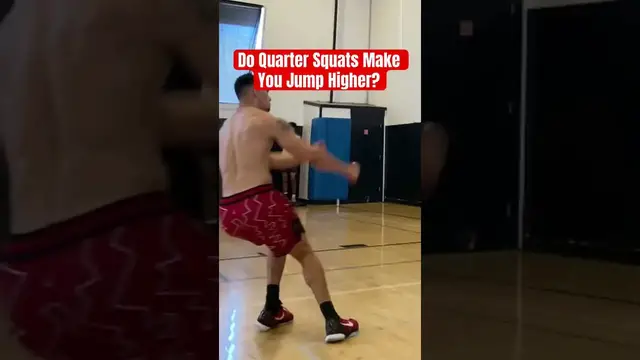 'Video thumbnail for Quarter Squats to Increase Your Vertical Jump'