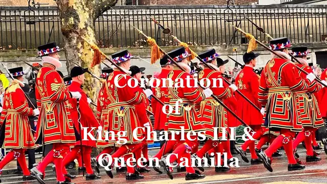 'Video thumbnail for Pt2: Coronation Procession of Kings Charles III & Queen Camilla From Whitehall & 'God Save the King''