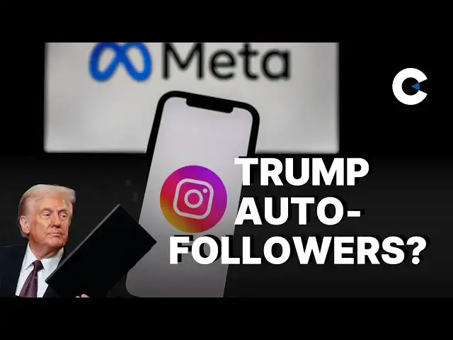 'Video thumbnail for Why your Instagram account is auto-following Donald Trump'