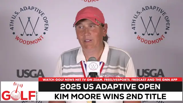'Video thumbnail for Kim Moore wins second title at 2025 US Adaptive Open'