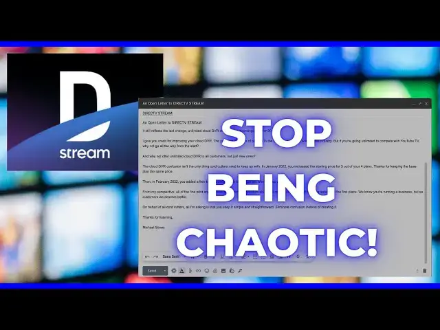 'Video thumbnail for An Open Letter to DIRECTV STREAM From a Frustrated Cord Cutter'
