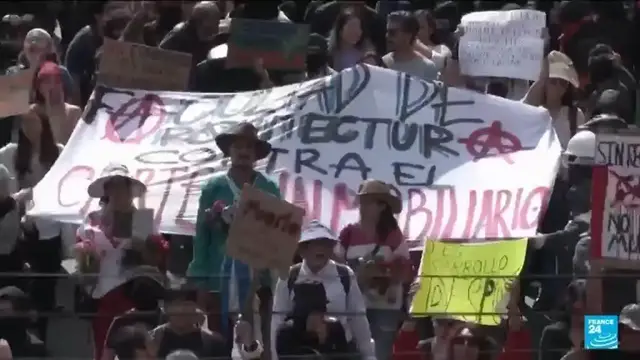 'Video thumbnail for Mexico City plans to tackle gentrification after protests against mass tourism'