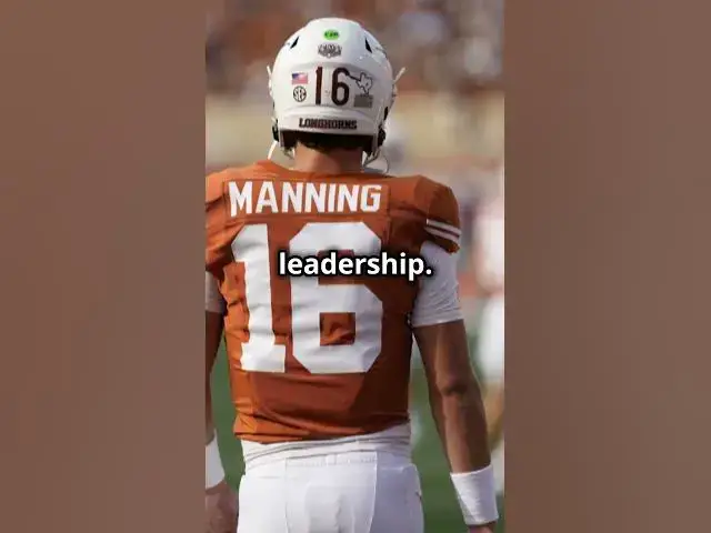'Video thumbnail for Arch Manning's Epic Texas Debut! 🏈🔥'