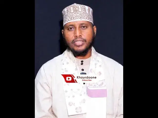 'Video thumbnail for Kama qayb galaan ciidaha gaalada sheekh shaafici'