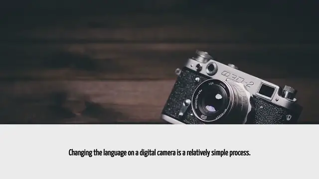 'Video thumbnail for How To Change Language On Digital Camera'