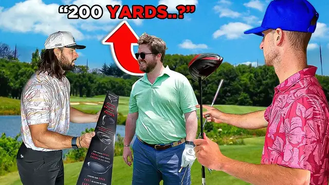 'Video thumbnail for Catching a Bachelor Party Lying at The Driving Range'