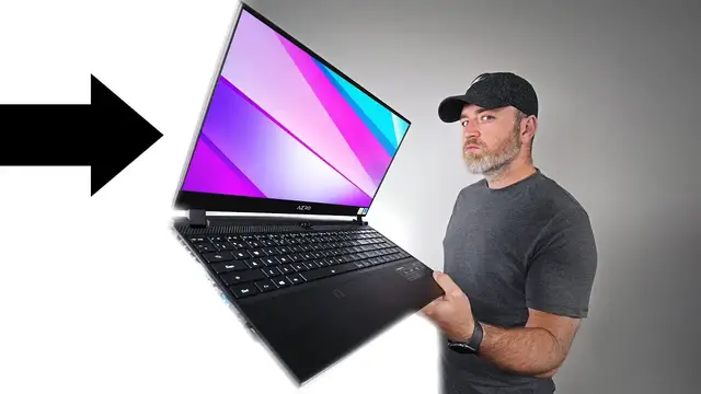 'Video thumbnail for Gigabyte's New 4K OLED "Creator" Laptop'