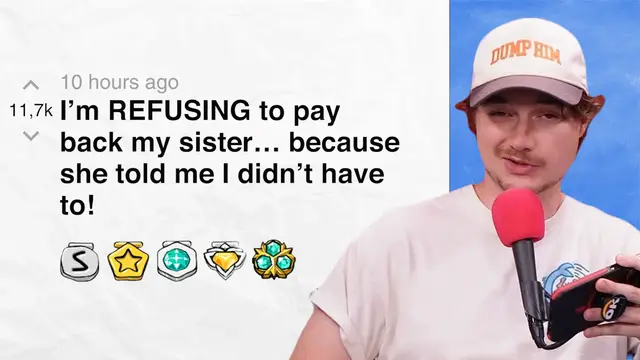 'Video thumbnail for I’m REFUSING to pay back my sister… because she told me I didn’t have to! - r/AITA_WIBTA_PUBLIC | Reddit Stories'