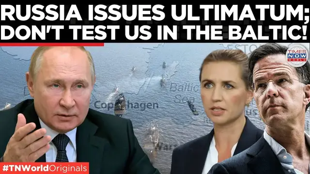'Video thumbnail for Naval Tensions Surge As Russia Defends Baltic Routes Vows 'Resolute Resistance' At Sea| TN World'