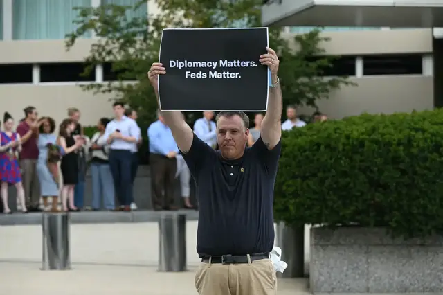 'Video thumbnail for US state department fires staff: Massive reorganization of America's diplomatic corps'